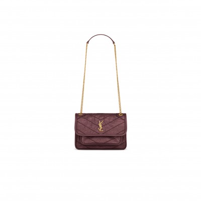 YSL NIKI MINI IN VINTAGE LEATHER 8460870EN076195 (18*12.5*5cm)